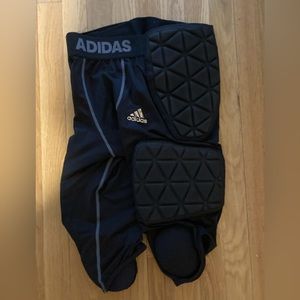 Boys Adidas Black Padded Football girdle